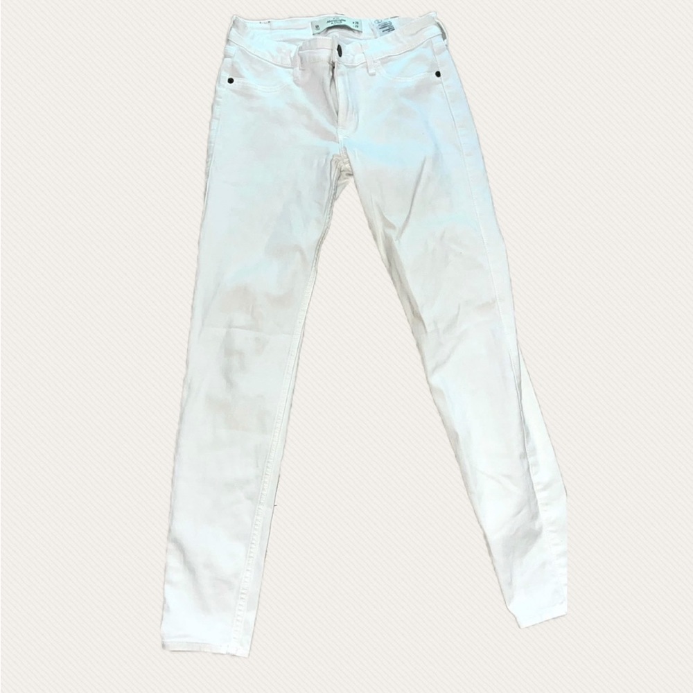 Abercrombie & Fitch 6R white jeggings